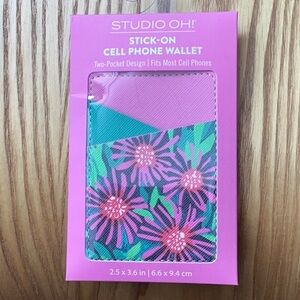 Studio Oh! Stick On Cell Phone Wallet